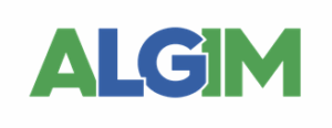 ALGIM Logo in green and blue